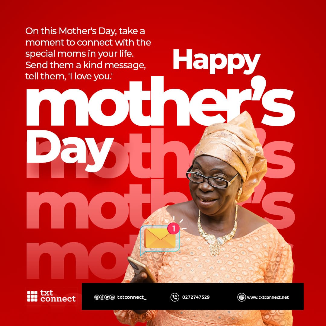txt_connect_gh's tweet photo. “A mother is she who can take the place of all others but of whose place no one else can take” —Cardinal Mermillod

Happy Mother's Day to the special moms in our lives! We love you! 

#txtconnect #MothersDay #motherhood #mothersday2023 #buildingconnectionsthatmatter https://t.co/sGPLhwI0Gd
