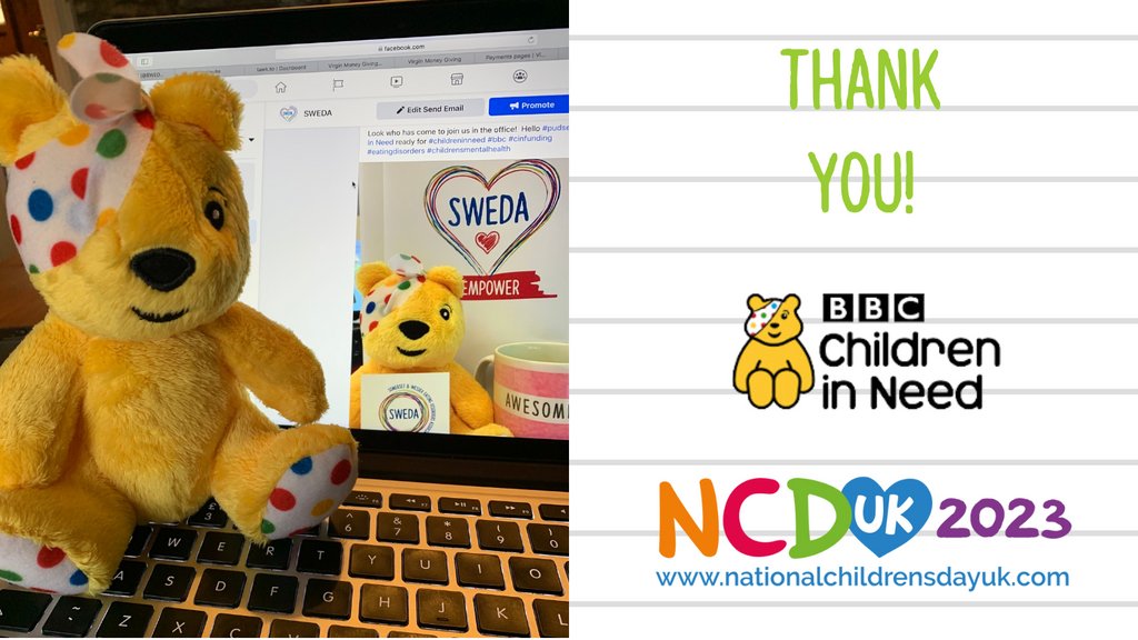 On National Children’s Day, we are delighted to announce that we have just heard we have been awarded another three years' funding from @bbccin for our specialist children’s projects. Thank you Pudsey!⁠
⁠
#nationalschildrensday #ncduk #childreninneed #childrensservices