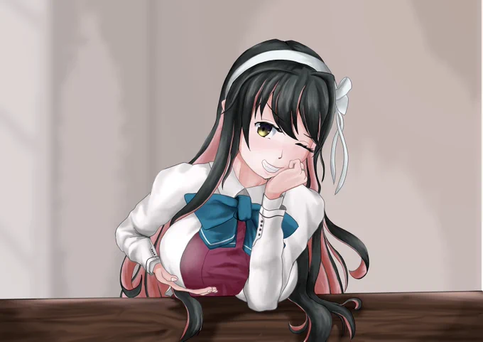 親密になると、とたんにわるい子になる長波サマ #艦これ #長波