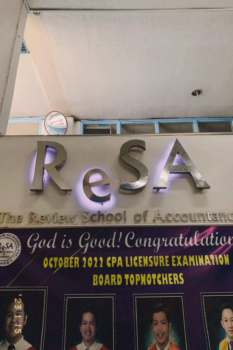 sgsc_cpa's tweet photo. My home for the past 6mos. 💓
Good bye, ReSA. Di na ko babalik kasi papasa na ako. 😌
#CPATitleSoon #CPAMay2023 https://t.co/csDwBSWKZ5
