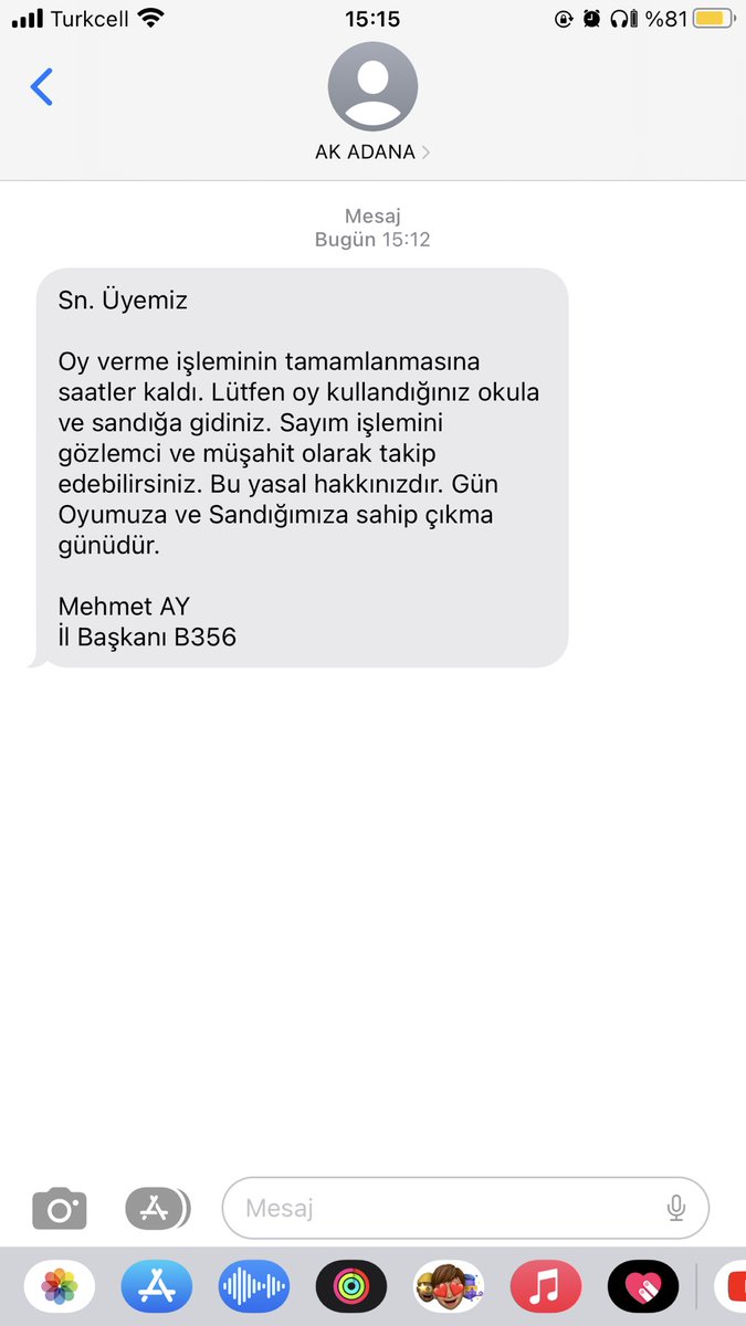 Herkesi oy kullandığı sandığa sahip çıkmaya davet ediyoruz. Lütfen sandıklarınıza sahip çıkın. <a href="/AKRTE01/">AkAdana</a> <a href="/AKAdana_si/">AKAdana Sosyal İşler</a> <a href="/Akparti/">AK Parti</a> <a href="/adanaakgenclik/">AK Gençlik Adana</a>