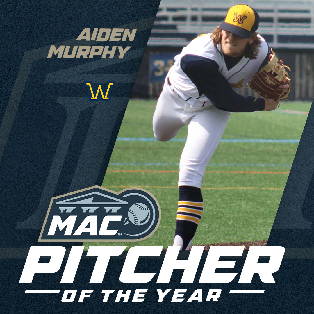 MAC (@gomacsports) on Twitter photo BSB: <a href="/WilkesColonels/">Wilkes University Colonels</a> Aiden Murphy named MAC Freedom Pitcher of the Year!
#MACbaseball #d3baseball #NCAAD3 #BringYourBest BSB: <a href="/WilkesColonels/">Wilkes University Colonels</a> Aiden Murphy named MAC Freedom Pitcher of the Year!
#MACbaseball #d3baseball #NCAAD3 #BringYourBest