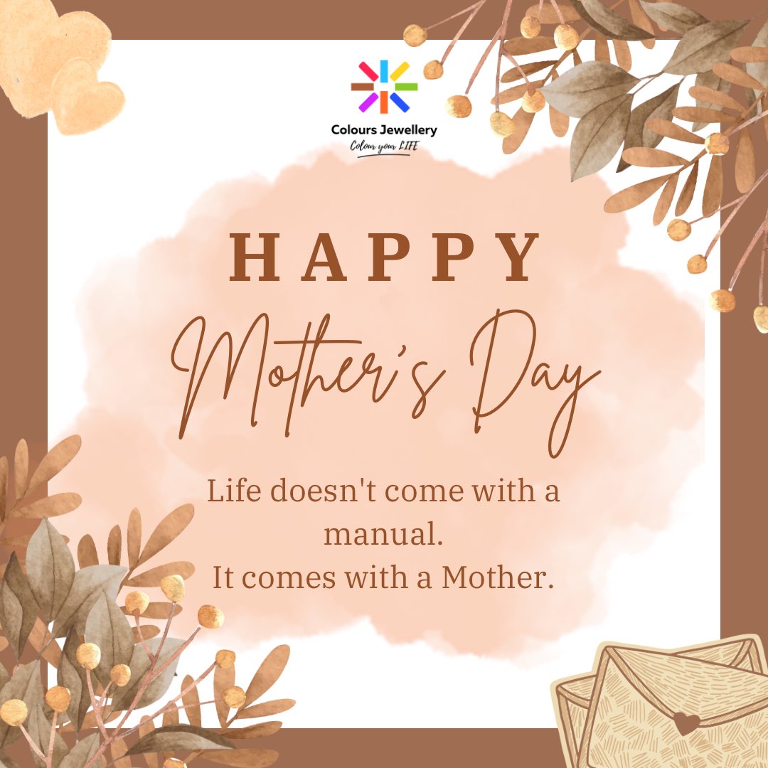 ColoursJeweller's tweet photo. A mother's love is like a necklace of 💎,
So precious and rare.💕
It's a gift that keeps on giving,🙌
Through the good times and the bad.😍

Happy Mother's Day to all the amazing mothers out there!

#colouryourlife #MothersDay #coloursjeweller #Love ❤️ https://t.co/LSgNiXFQqv