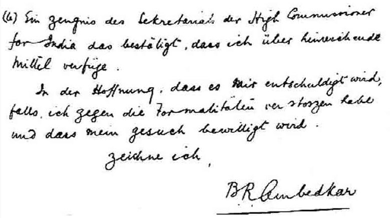 panther_talks's tweet photo. Dr. Babasaheb Ambedkar written a letter to the Bonn University in Fluent German language. https://t.co/qJVZM035xh