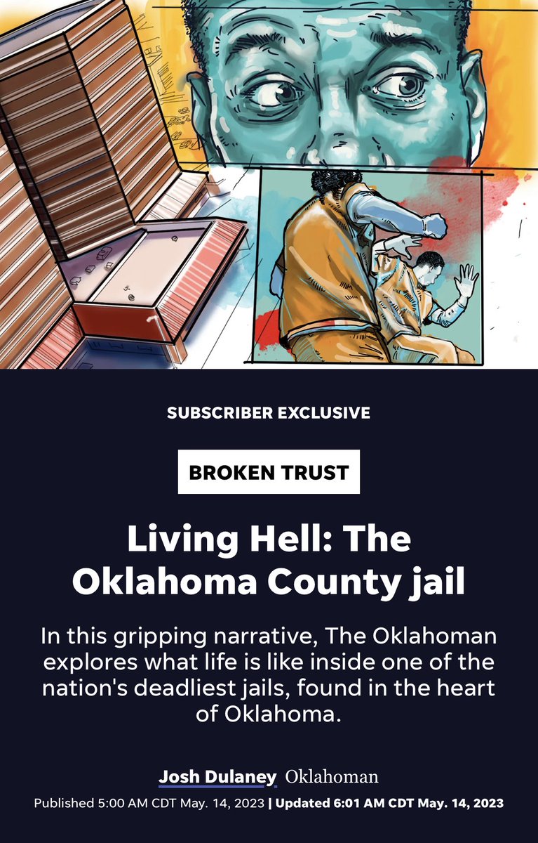 CamSpradling's tweet image. 1) Oklahoma County Jail: The horrific rape of my client Brandon - Here is an excerpt….