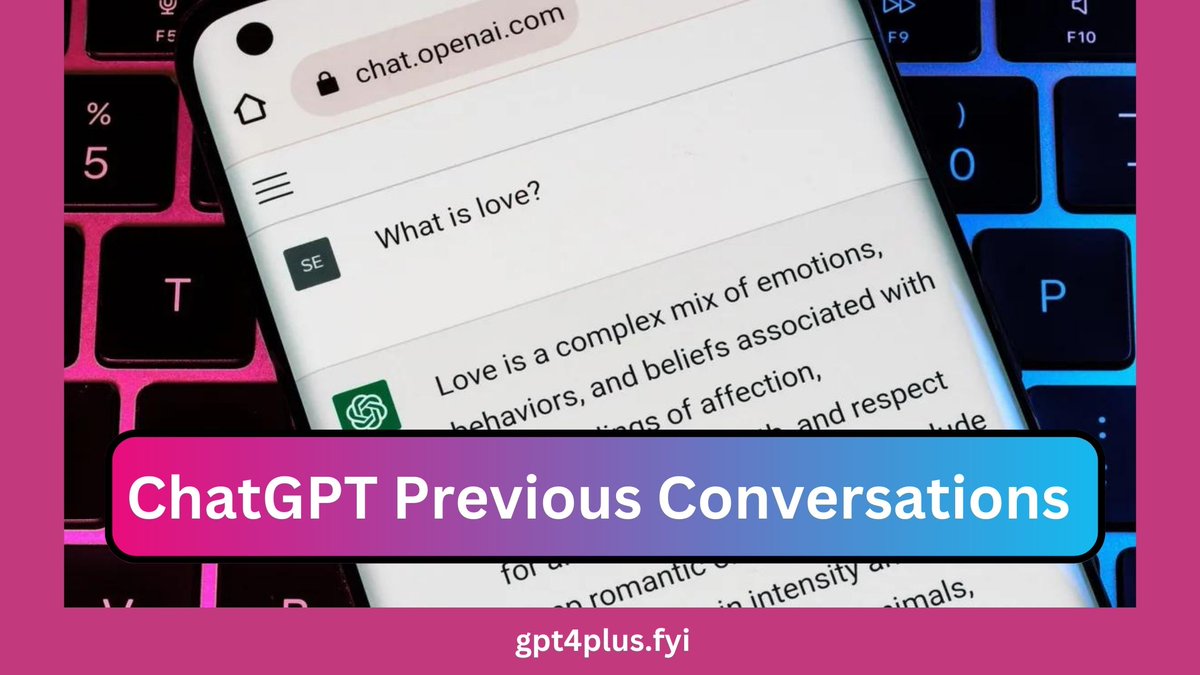 Gpt4Plus's tweet image. Unlock the power of contextual understanding in AI conversations with ChatGPT Previous Conversations. Discover how leveraging previous interactions enhances ChatGPT&apos;s responses, the benefits it brings, and the ethical considerations involved.

gpt4plus.fyi/chatgpt-previo…