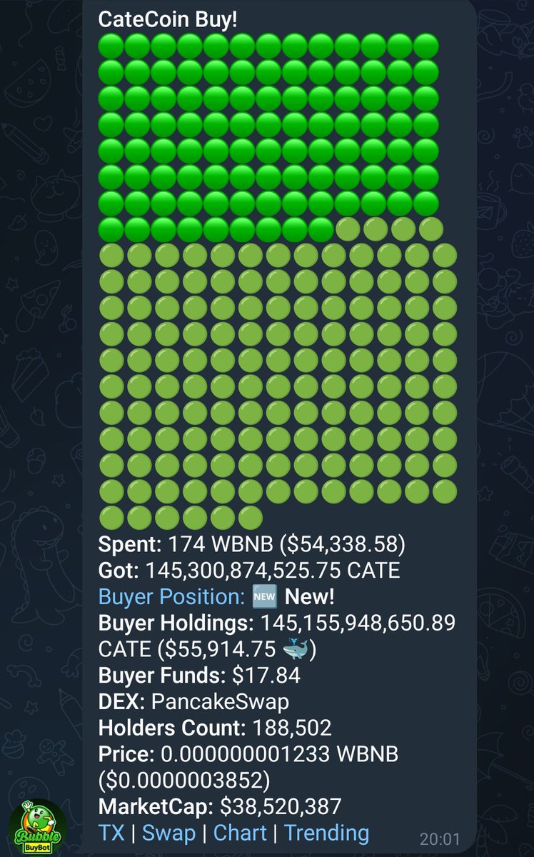 DrCryptooo's tweet photo. This is what I call a good investment. Great buy. Huge buys are following. 

Catecoin @catecoin is coming🚀🐱

#catecoin #1000xgem #memecoin https://t.co/gvez28Ulhx