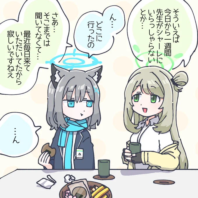 1週間先生に会えない砂狼シロコ 1日目 