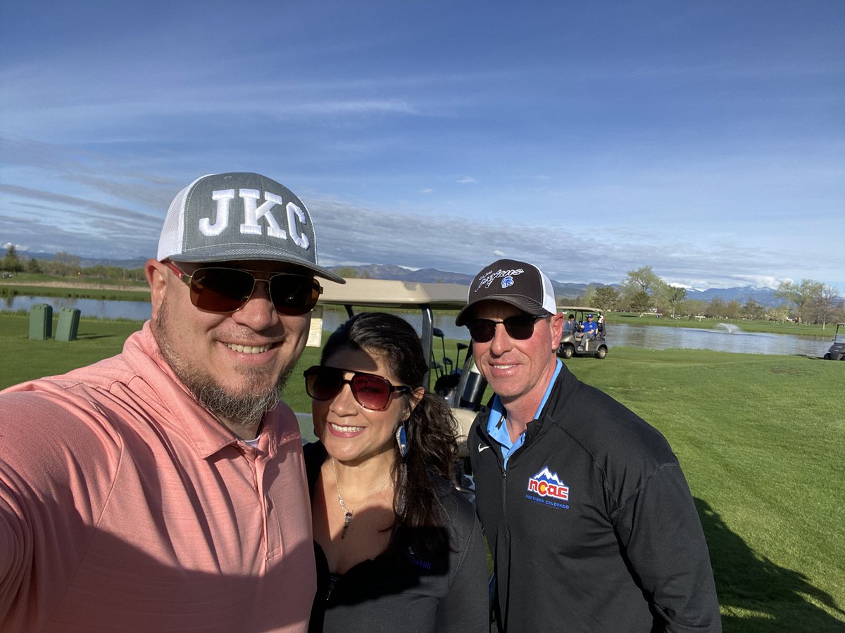 TheNewAP1's tweet photo. Had a wonderful time supporting the Longmont High Boosters golfing at Twin Peaks Golf course yesterday! Wasn’t my best game but I sure had fun!! I mean, who wouldn’t with this team? #StVrainStorm #lhsboosters @GoTrojanNation @LHSTrojanWay @AthertonLHS_AP @joshatherton https://t.co/RwDDpjdKgk