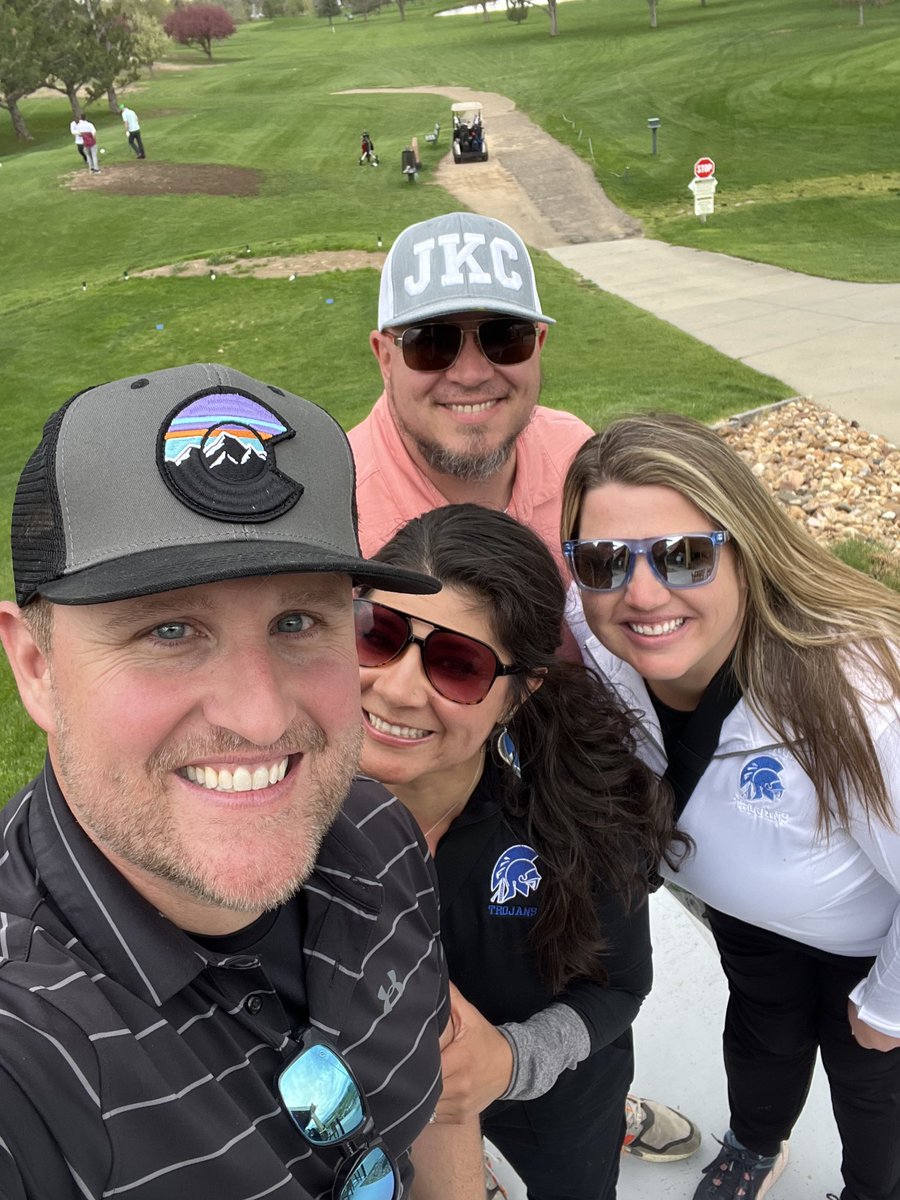 TheNewAP1's tweet photo. Had a wonderful time supporting the Longmont High Boosters golfing at Twin Peaks Golf course yesterday! Wasn’t my best game but I sure had fun!! I mean, who wouldn’t with this team? #StVrainStorm #lhsboosters @GoTrojanNation @LHSTrojanWay @AthertonLHS_AP @joshatherton https://t.co/RwDDpjdKgk