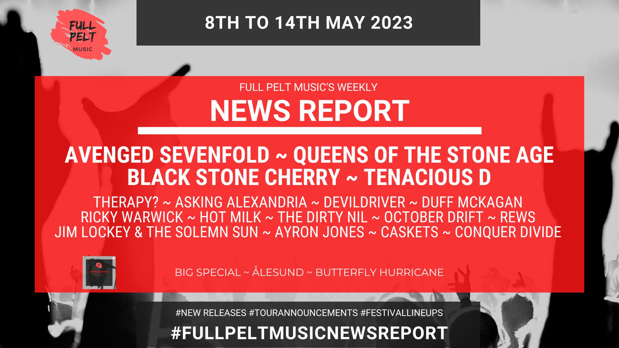 Full Pelt Music on Twitter "NEWS REPORT Live announcements from
