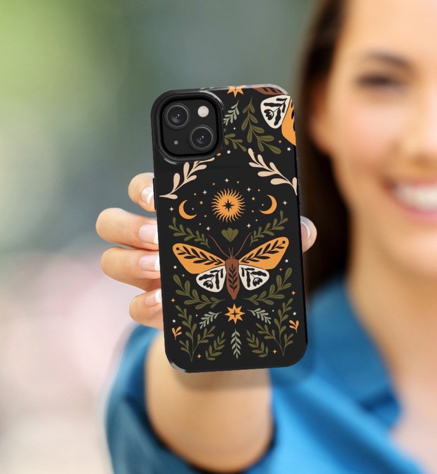 Totesi3's tweet image. iPhone Tough Case -  iPhone 11, 12, 13, 14, Pro, 14 Pro Max, Xr, Mystical Midnight Butterfly, Forest, Goth, Moon, Celestial, Star, Witchy tuppu.net/f3481d7f #iPhonecases #etsyfinds #Iphone12Case