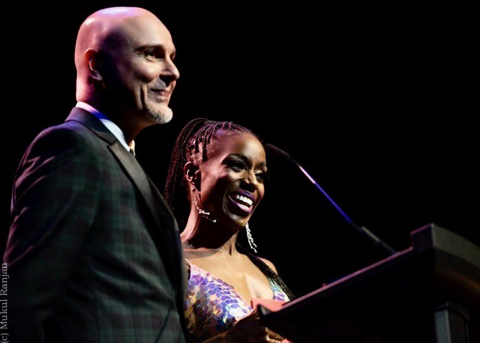 ⁣Tonight, over dinner & drinks with our significant others, Felicia & I recalled that, exactly 4 years ago, on May 13, we were hosting @theatreWash’s 2019 Helen Hayes Awards at @TheAnthemDC. Such great memories with you, Dame Curry!
⁣
#helenhayesawards #friendsasfamily #HHA2019