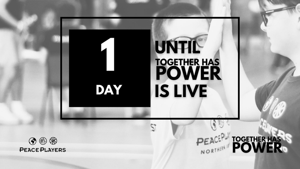 peaceplayers's tweet photo. When one person gives, they make a ripple. When thousands give, they make a tidal wave. Tomorrow, it’s your chance to be part of that tidal wave - @pp_middle_east and @peaceplayersni ‘s biggest fundraising campaigns of the year.
#TogetherHasPower https://t.co/Dl27KvHus1