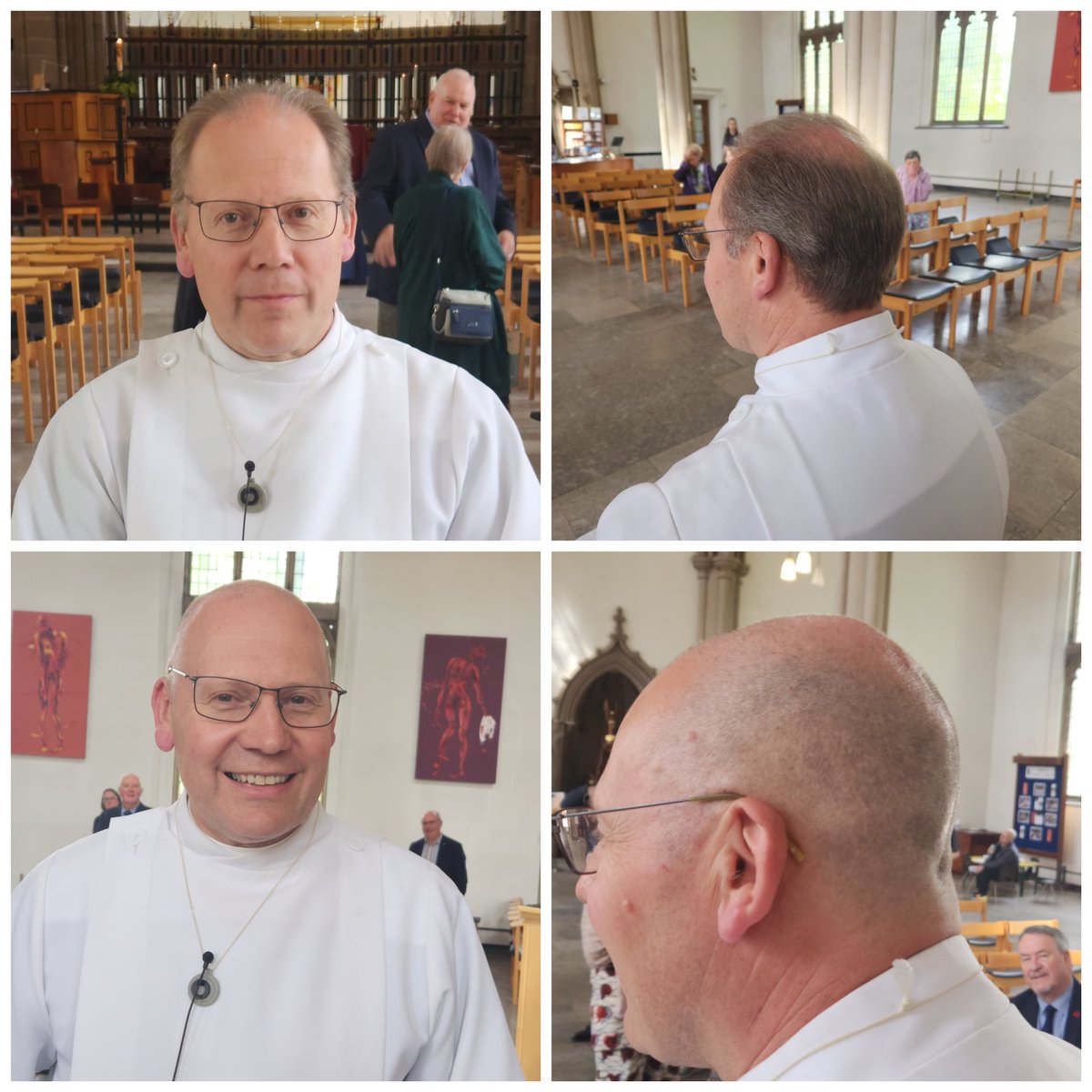 As promised The Dean of Blackburn,  The Very Reverend Peter Howell-Jones had his head shaved m today.

Please continue to donate to support The Dean and his fundraising for the Hospice.

<a href="/PHJBlackburn/">Peter Howell-Jones</a> <a href="/Blackburn_BID/">Blackburn BID</a> <a href="/blackburndarwen/">Blackburn with Darwen Council</a> <a href="/cofelancs/">The CofE in Lancashire (Blackburn Diocese)</a> <a href="/bbcathedral/">Blackburn Cathedral</a> <a href="/elhospice/">East Lancashire Hospice</a>