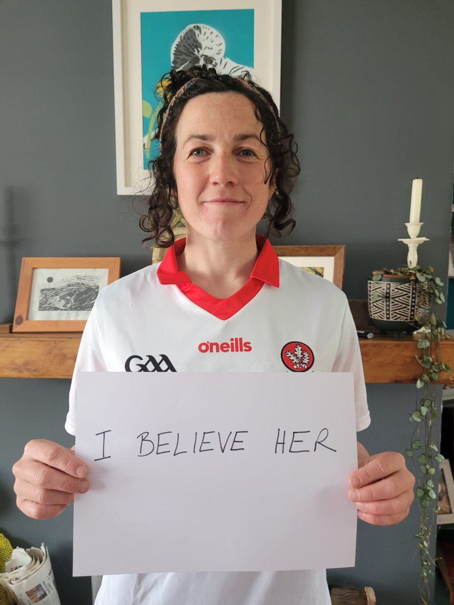 People Before Profit Cllr Maeve O'Neill speaking for us today.

Institutionalised misogyny has shaped the response of sporting bodies to violence against women for too long and the GAA is no exception.

#BanCharacterReferences #Ibelieveher #DoBetterDoire