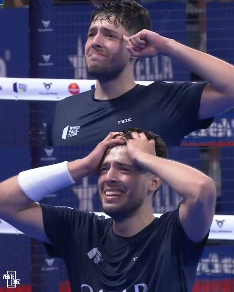 VeinteDiez's tweet photo. Tuvieron cuatro puntos de título y número UNO que desaprovecharon. Llegaron a estar 5-6 al resto en el tercer set. En el tie break, 2-4. Y aún así nunca se fueron de partido

Fortaleza mental y emoción. Agustín Tapia es pádel en toda su expresión 👑 https://t.co/cFhUlFRvdZ