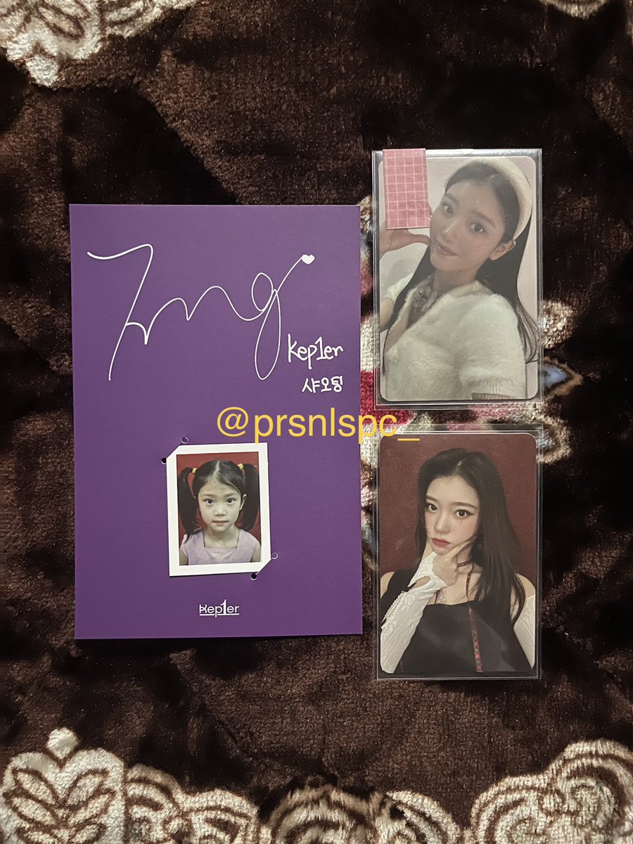 prsnlspc_'s tweet photo. #DECLUTTERINGSALE #KEPLER #FIRSTIMPACT #PH
📍Xiaoting Set - Baby Card + 2 PCs
🏷️: Php 500 + SF
✅: Sold as set
#xiaoting #kepler #kep1er https://t.co/18xDV7dnWy