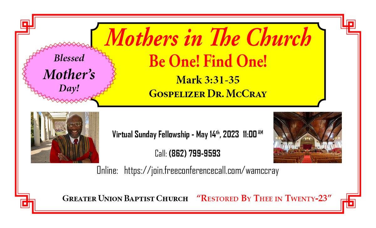 ShineBlackLight's tweet photo. Jesus redefined "mother" and found Himself mothers among His disciples. Be a mother, find a mother! Bless you this day! #mothersaroundJesus #MothersDay2023 #redefinemotherhood #identifyamotherforyourself Gospelizer Dr Walter Arthur McCray https://t.co/o8yVRs7t5O
