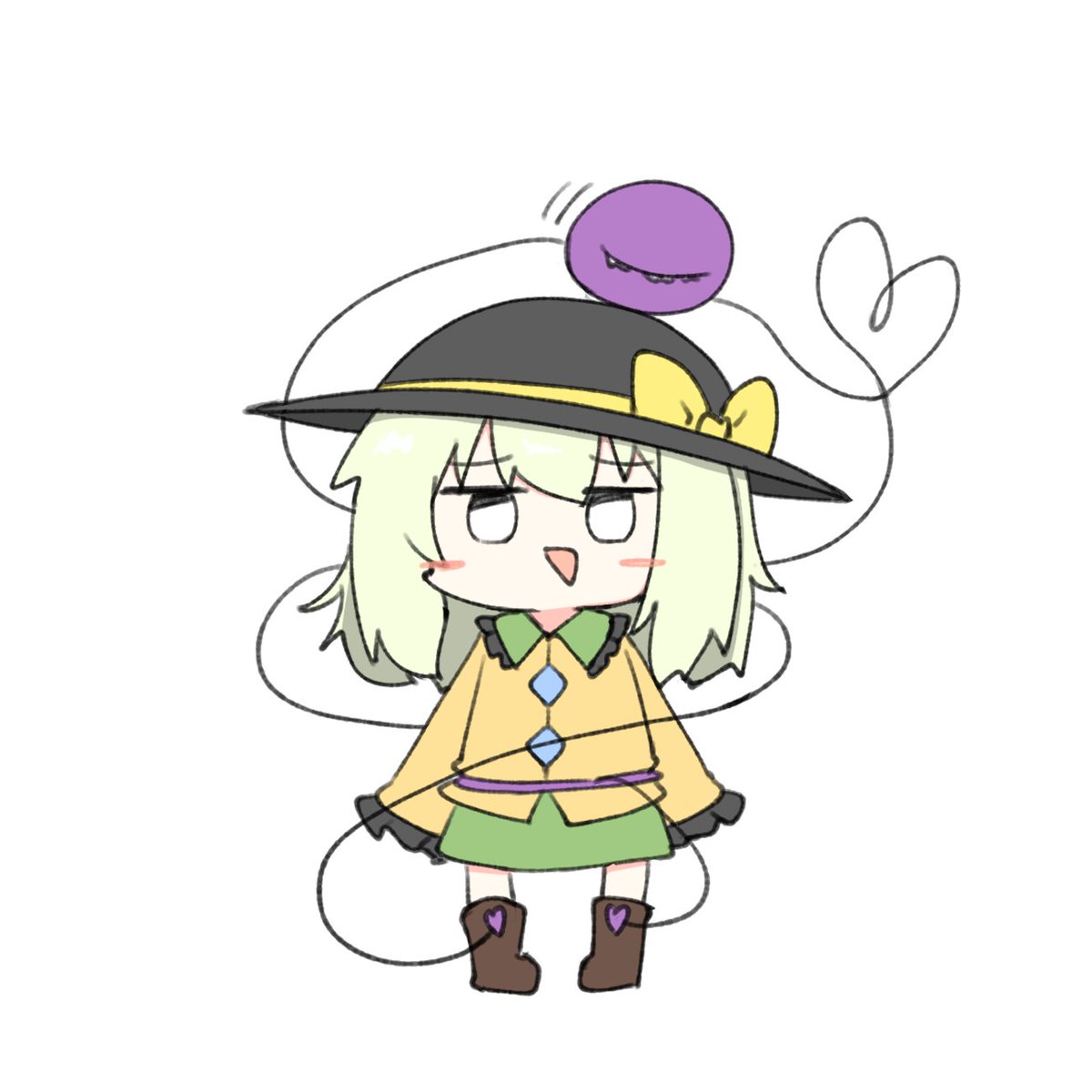 古明地こいし 「5/14」|かんゆのイラスト
