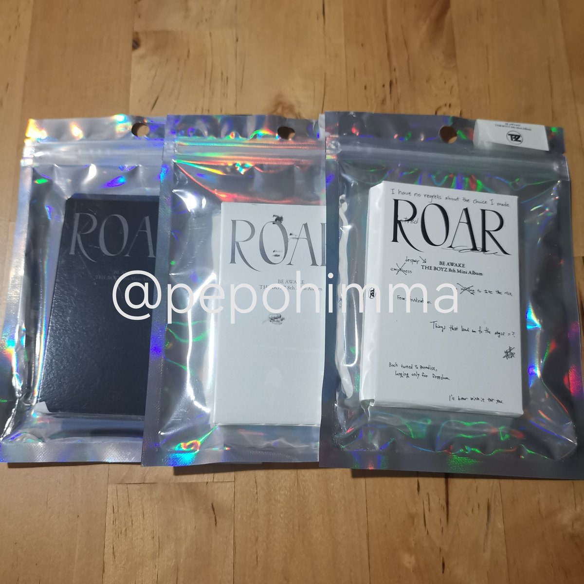 PepoHimma's tweet photo. [พร้อมส่ง] อัลบั้ม Be Awake Platform
เลือกเวอร์ได้ Reach, Realize, Reason

อัลบั้มอย่างเดียว 150
อัลบั้ม + การ์ดอีเวนต์ 250

การ์ดอีเวนต์อย่างเดียว
นิว เอริค 120
ซังยอน เจคอบ เควิน ฮักนยอน 80

ราคารวมส่งแล้ว หากสนใจดีเอ็มได้เลยค่ะ ^^
#ตลาดนัดtheboyz https://t.co/EovAX0wqRr