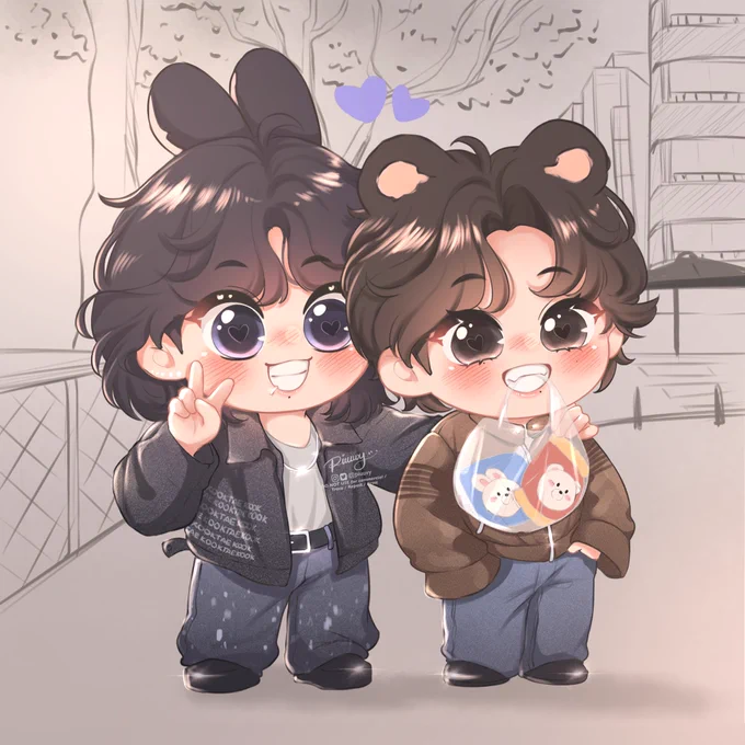  taekook means `together every second'  #taekook #kookv #국뷔 #태국 #グクテテ