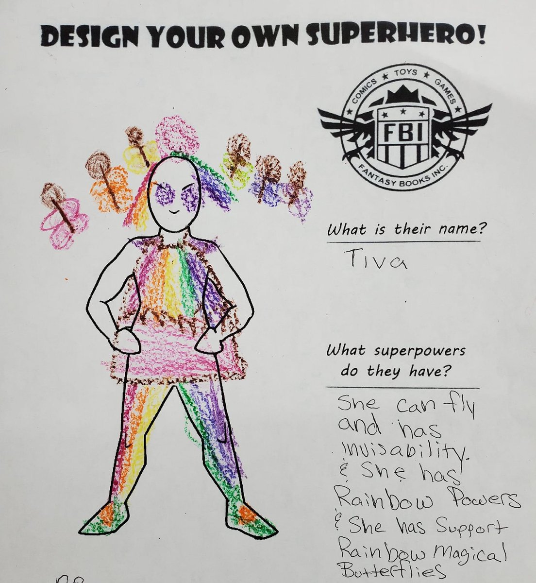 If you’re on Facebook do me a solid, my daughter is trying to win a create a superhero contest for a lcs. If she does they have a professional artist remake it &amp; it becomes the company mascot for an entire year! 

Link to the post below! ⬇️