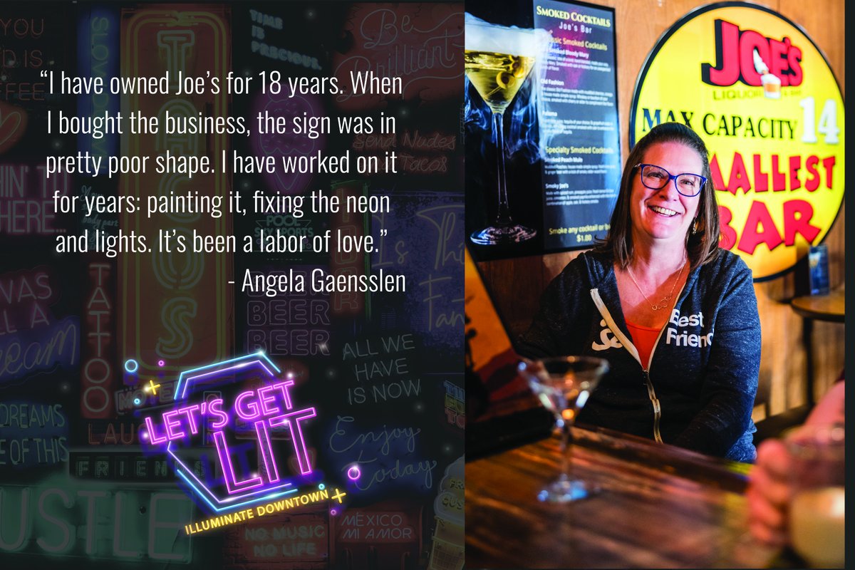 JoesLiquorBar's tweet image. For more information on the "Let's Get Lit" campaign, and how you can help out, go to: swwyo.thelocalcrowd.coop/product/save-t… to learn more, share the cause, and donate.
#LetsGetLit #DowntownRS #SaveTheSign #JoesLiquorAndBar
