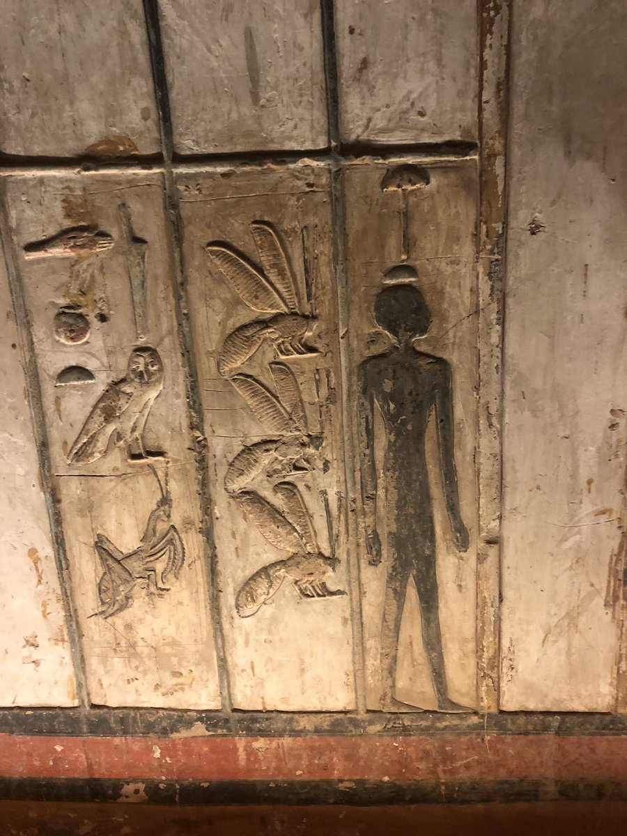 landoflove20's tweet photo. Did you ever saw a depiction of the #Mantis insect in any ancient tombs of (Kings or Nobels)? , here it’s from the #KV17 tomb of King #Seti1 in #Valleyofthekings https://t.co/NjWy4ZsaT9