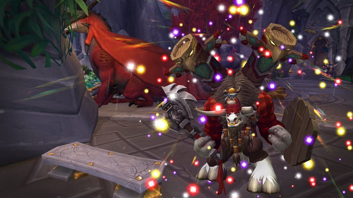 ElCaosReptante_'s tweet photo. @EchoGuild @redbullgaming Warbell-Zul'jin is just a red bull spreading his wings. He's doing his best and trying really hard, I promise, but it seems those wings are a bit shy now.
1st normal pic, 2nd taken with Narcissus addon.
#RedBullRWF https://t.co/GMKIjWp1Y4