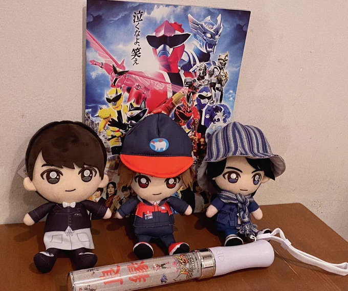 ドンブラザーズ静岡FLT楽しかったー!!!!!!公演前後ご一緒してくださった方々、ありがとうございました!!!!!!! 某さんのお裁縫技術とアレンジはいつ見ても惚れ惚れする〜〜〜(猿原のお帽子とねじねじマフラー)