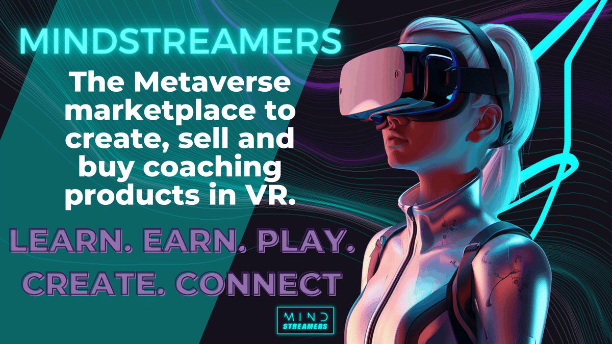 mindstreamers's tweet photo. Step into the future with the Metaverse Marketplace!
Whether you're a coach or an eager learner, the Metaverse Marketplace is your gateway to immersive coaching experiences like never before!
#metaversemarketplace #virtualrealitycoaching #coachingrevolution #immersivelearning https://t.co/PMeUlnPL3J
