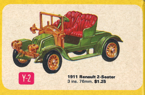Classic #Matchbox time...1967 Y-2 1911 Renault 2-Seater