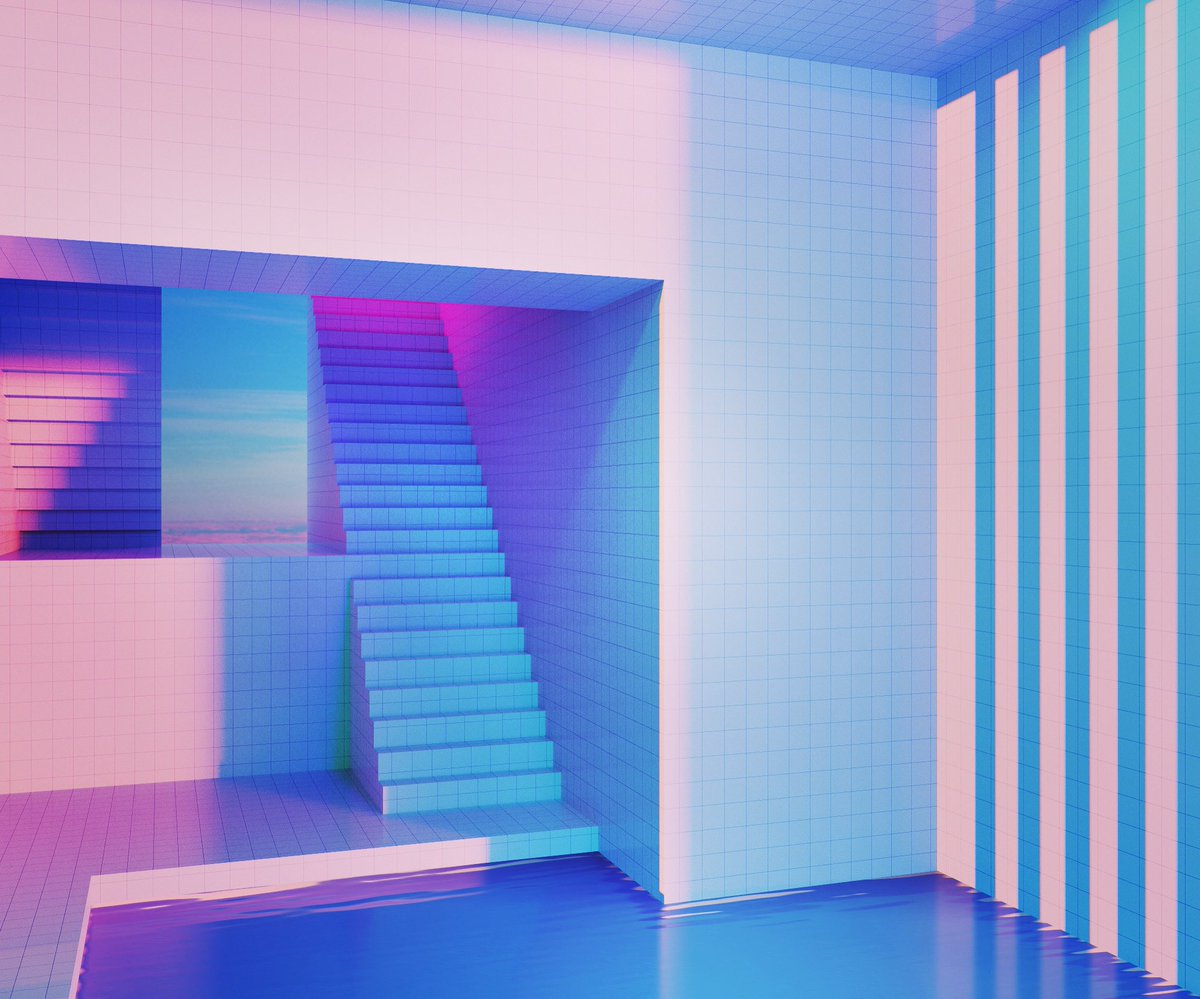 No. 203

#liminal #vaporwave #poolroom #pool #blue #green #pink #purple #vaporwaveaesthetic #etsyshop #vaporwaveart #abstractart #3dart