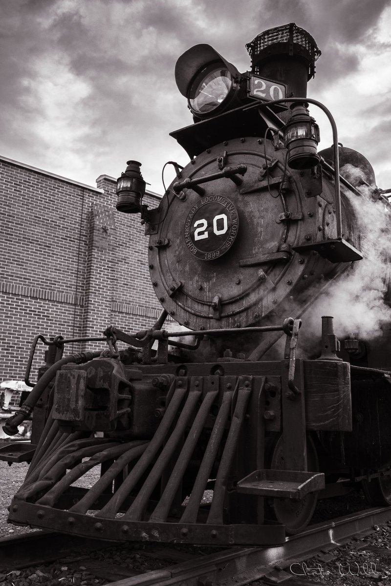 The wonderful RGS #20 at the <a href="/CORailrdMuseum/">CO Railroad Museum</a> 🚂
