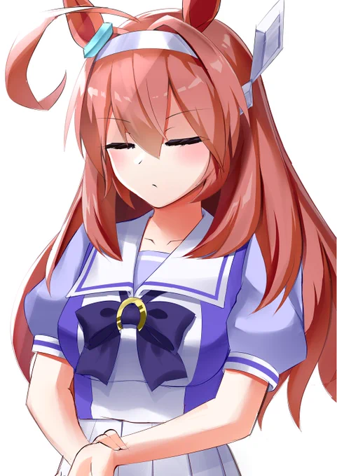 毎日ガチャ26 「体温、心拍数ともに正常。 本日のミッション確認へと移行します。」 #ウマ娘 #ミホノブルボン