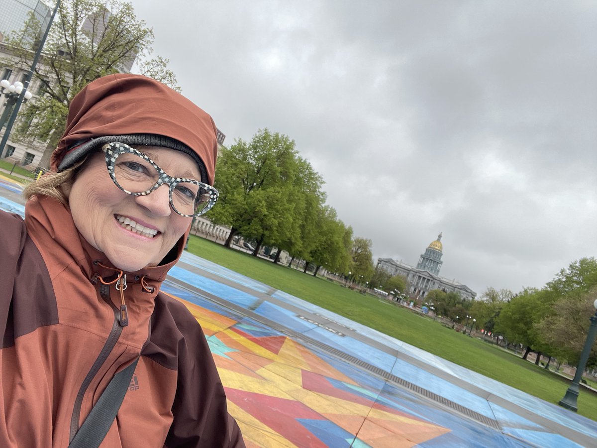 Chilly and a little drizzle at the <a href="/VivaStDenver/">Viva Streets Denver</a> opening, but sooooo worth it! Dry as of 10MDT, get out there fellow #NACTO2023 attendees!