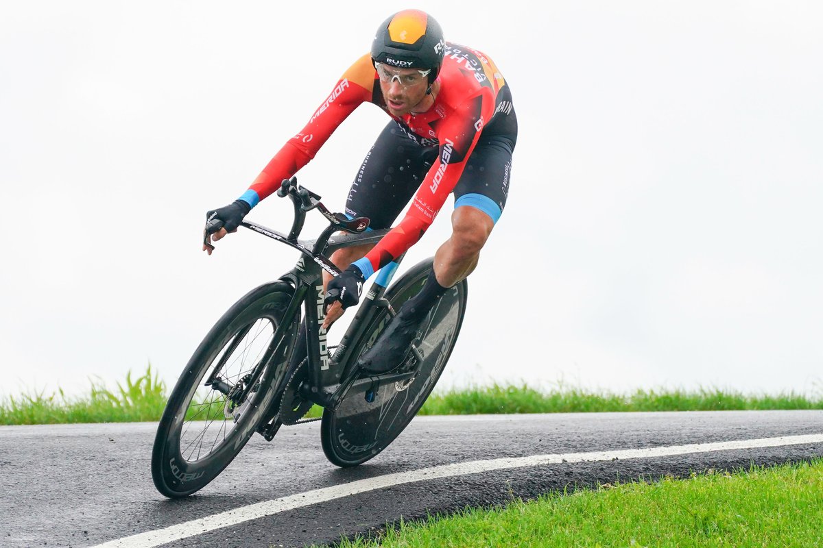 🇮🇹 #Giro 📰 @CarusoDamiano took a top ten result in today's ITT, finishing 42' behind the new pink jersey #Evenepoel. He gained a place in GC, and lies 8th before the rest day @giroditalia #RideAsOne 📸 @SprintCycling