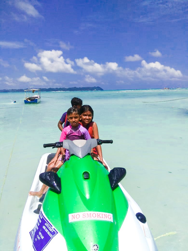 It’s not summer unless you have a jet ski adventure. The best memories are made on the water.
.. #trending #beach #beachvibes #water #wateractivities #jetski #children #kids #adventure #andaman  #tourism #portblair #andamantourism #andamanislands  #guruchandratoursandtravels