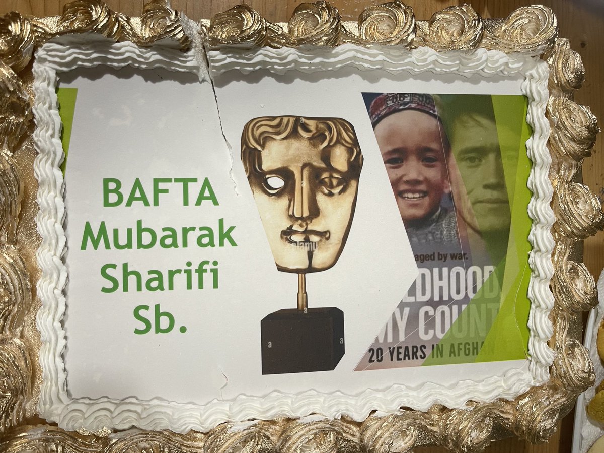 It’s #BAFTA night in #Britain, reminding me d BAFTA cake my friends made me last year this time. At this digital age, storytelling’s become a more delicate skill but d good thing is you don’t have to win a BAFTA 2 show u r good, audience rating is just a click away. #Afghanistan