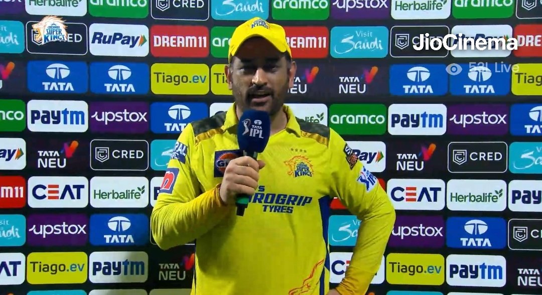 MS Dhoni said, 'I'm very happy with Rinku he is doing what I taught him.'

#Dhoni #CSKvsKKR #KKRvCSK