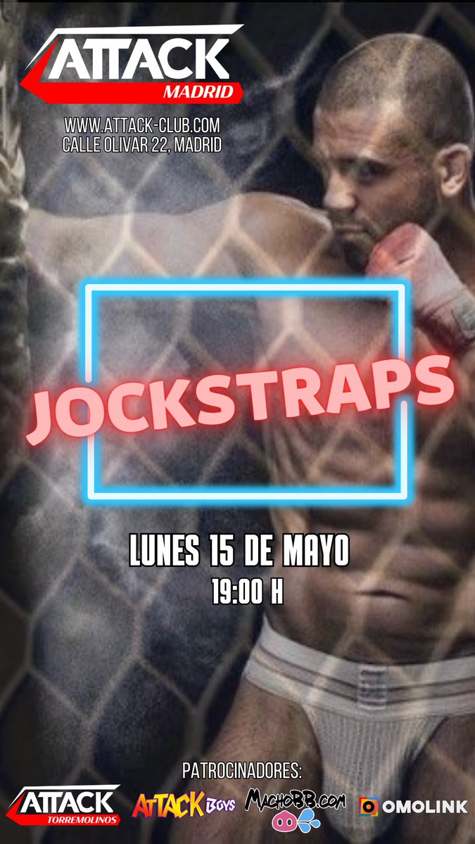 LUNES 15 de MAYO celebra este puente de San Isidro en JOCKSTRAPS‼️

O si eres mas cortadete vente en gayumbos, pero si eres de los más atrevidos no dudes en quedarte en bolas‼️ Sabéis de sobra que nos encanta que os quitéis todo 😈

⬇️MÁS INFO⬇️

instagram.com/p/CsO27UJtvaK/…