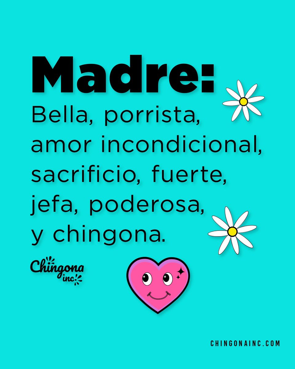 chingonainc's tweet photo. Happy Mother’s Day to all the madres chingonas 💐 #chingona #latinasbelike #latinamom #mexicanmom #jefa #poderosa https://t.co/17x101Necx