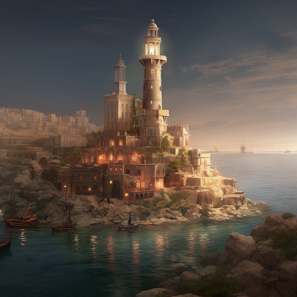 History____Geek's tweet image. 🏛️ Did you know? Alexandria, founded by Alexander the Great in 331 BC, housed the Lighthouse of Alexandria, one of the Seven Wonders of the Ancient World! 🌊🚢 This towering structure guided ships and showcased the city&apos;s wealth and technology. 🗺️🌟

#AncientWonders #Alexandria