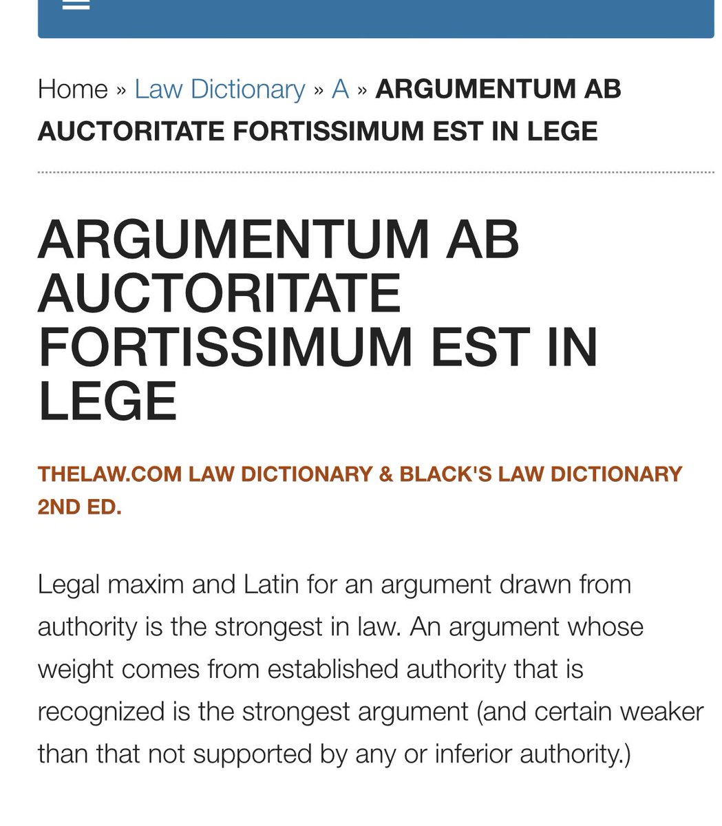 <a href="/CarlosReusser/">Carlos Reusser M.</a> No es necesario que sea citado. Basta que el arrogante se las de “autoridad”. Porque es doctorando en derecho, abogado y profesor. Y diga “tu no sabes”, yo se, porque soy supersayayin master of the universe de derecho. Falacia de arrogancia si no te gusta.