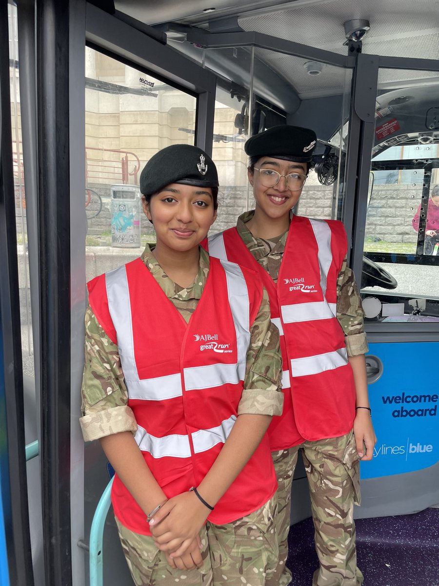 For fun and for friendship. Bristol Army Cadets supporting the Great Bristol Run #GreatBristolRun