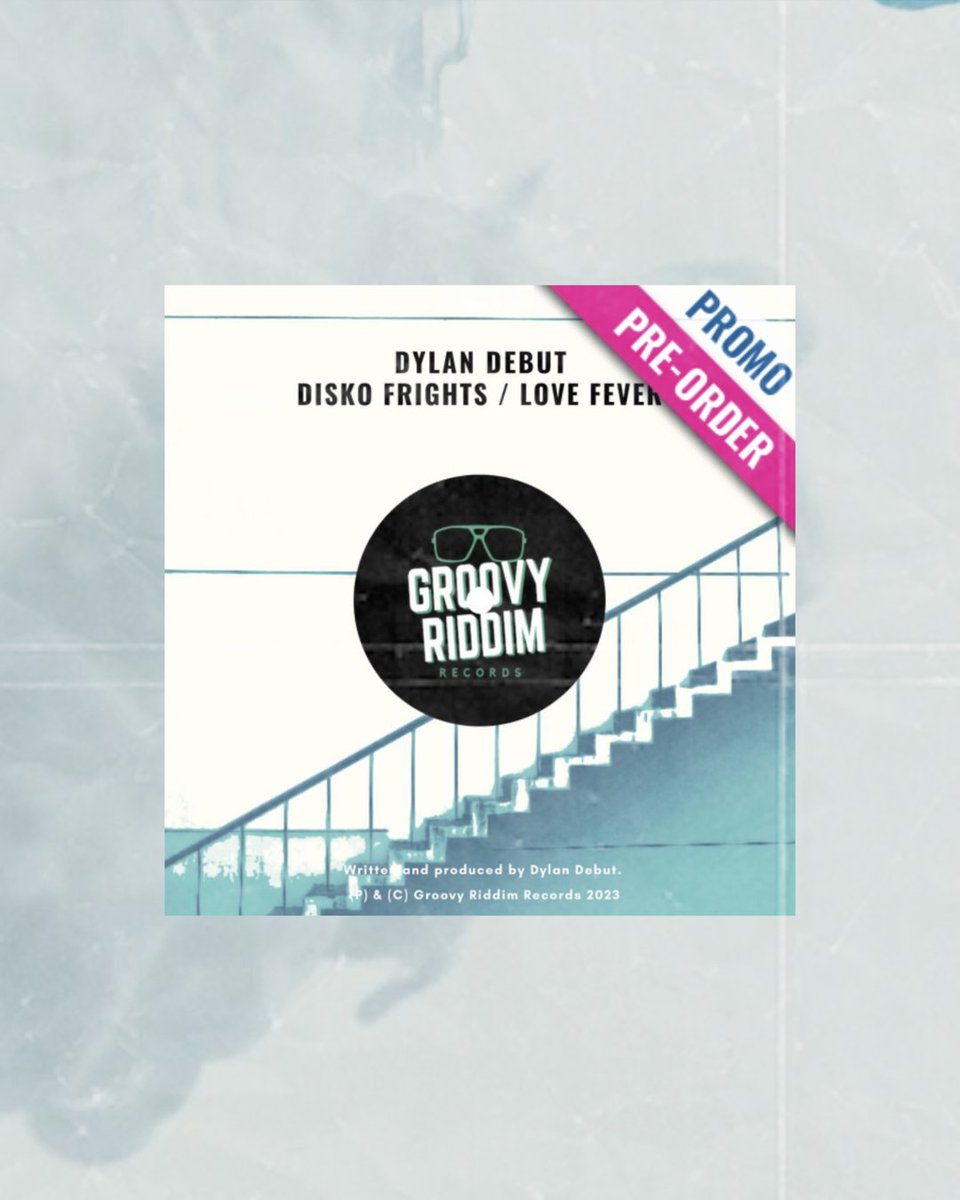 groovy_riddim's tweet photo. 🔜⏳Our next EP ‘Disko Frights / Love Fever’ by #dylandebut is available for pre-ordering and will go out the next Friday on @traxsource!
📦Reserve it here: https://t.co/eBsj8GO4ir https://t.co/kxJVrrWb0D