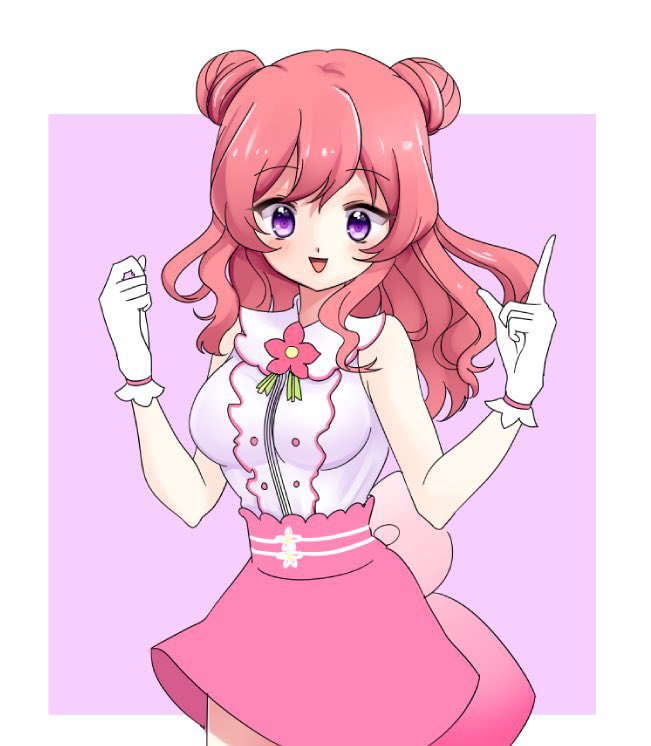 「7年くらい前に描いたプリパラのマイキャラなんだけど一目で何が好きなのかわかりすぎ」|るちか/Vtuberかれ〜るう💜のイラスト