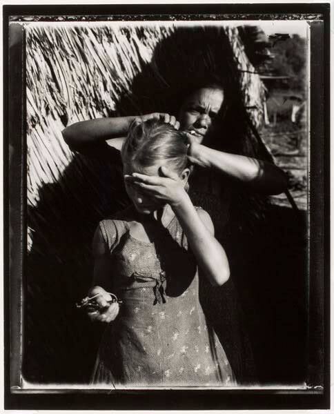 📷 William M. Burke (b. 1943 Derby, Connecticut), Mother and Daughter, Alcantava, Brazil, from the portfolio 'New Works by 10 Massachusetts Photographers, 1981-1982' 1981-82, Gelatin silver print, Gift of the Photographic Resource Center, Boston 1982.13.3 @prcboston
