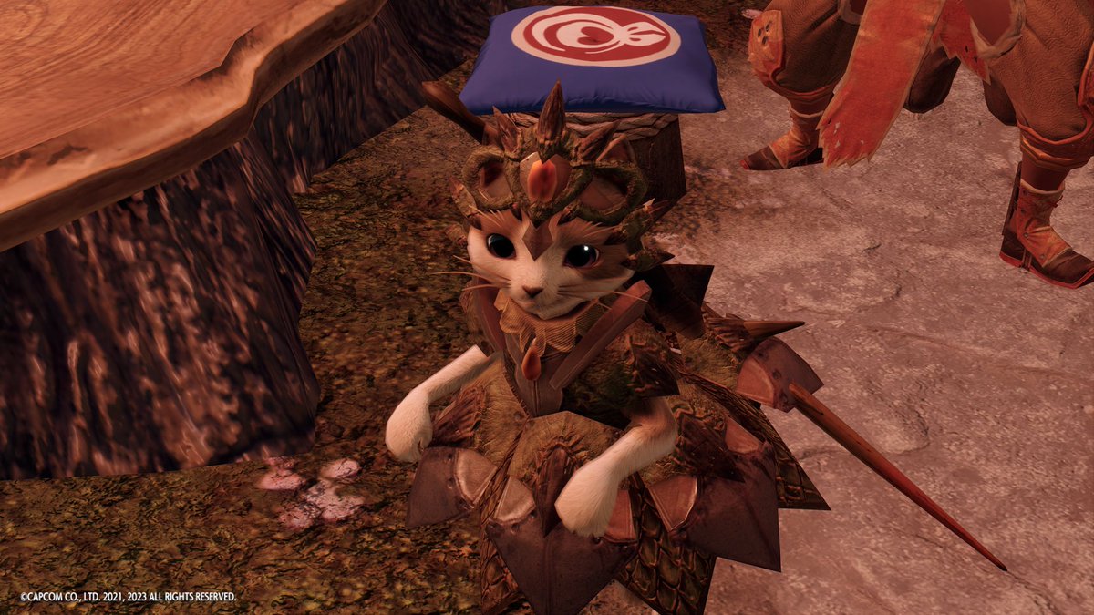 TeganPaynee's tweet photo. The cats in Monster Hunter have no right being this cute 🥺 https://t.co/Akot9AsrFg